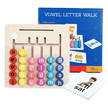 Wooden Vowel letter Walk Words Puzzle