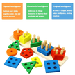 5 Shape and Colour Sorter - Wooden