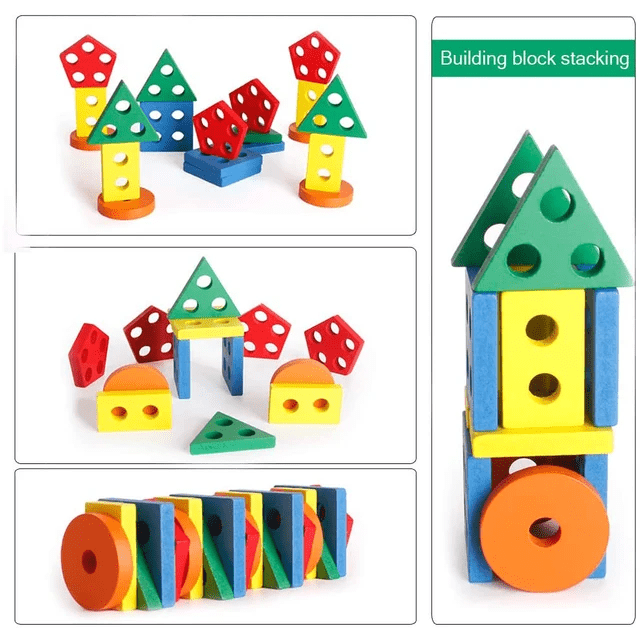 5 Shape and Colour Sorter - Wooden