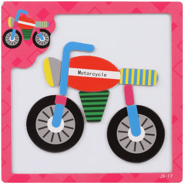 Magnetic Shape Wooden Puzzle