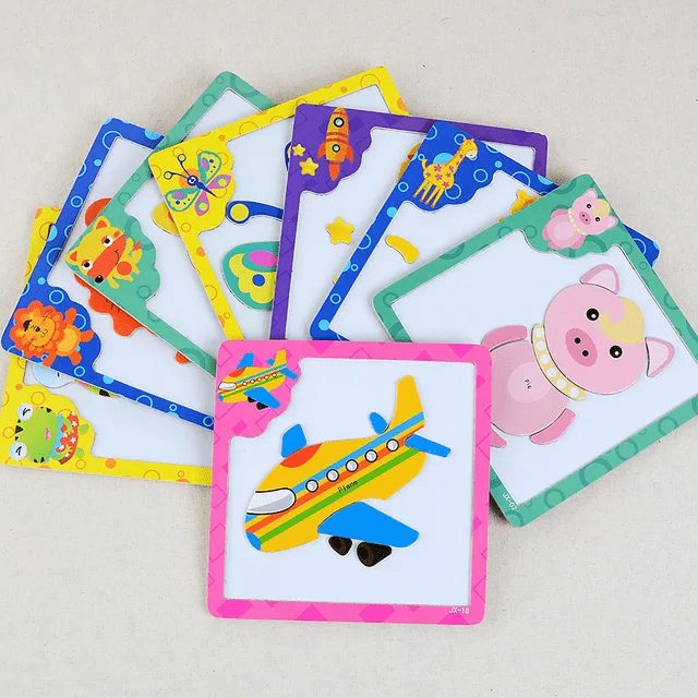 Magnetic Shape Wooden Puzzle