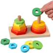 Double Tower Wooden Shape Sorter