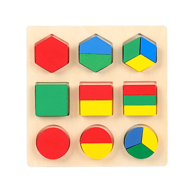 Wooden Mini Shape Puzzle Tile