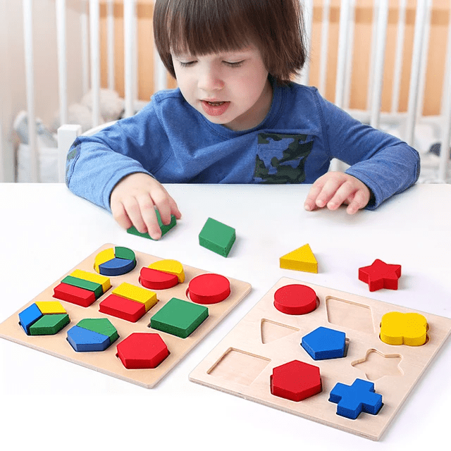 Wooden Mini Shape Puzzle Tile