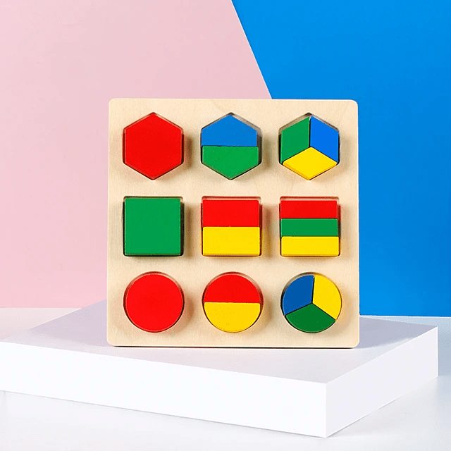 Wooden Mini Shape Puzzle Tile