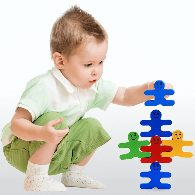 Balance Villain Blocks - Wooden Balancing Game