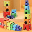 Wooden Master of Architecture Stacking 2 Sided Theme blocks
