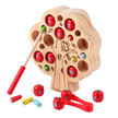 Wooden Insect Tree Game - Fishing and Picking