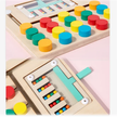 5 / 4 Colour Logic Puzzle Game – Wooden Brain Teaser - Endless puzzles