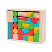 50 Pcs Wooden Building Blocks with Storage Box