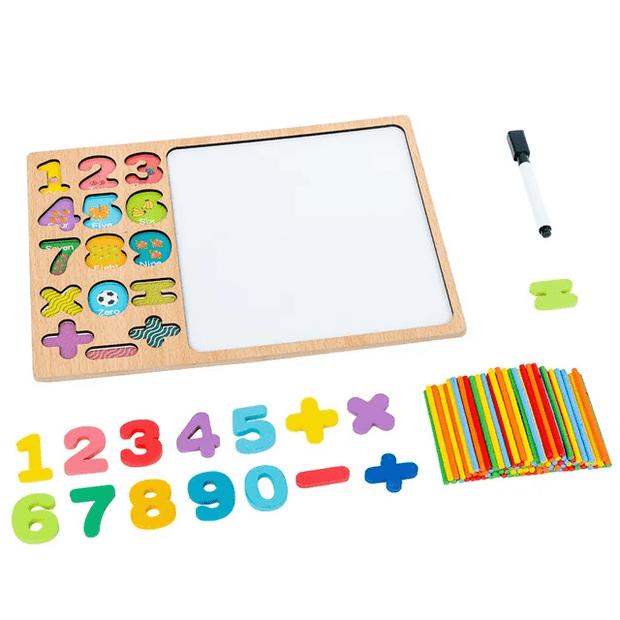 Calculation drawing board with Marker - Wooden