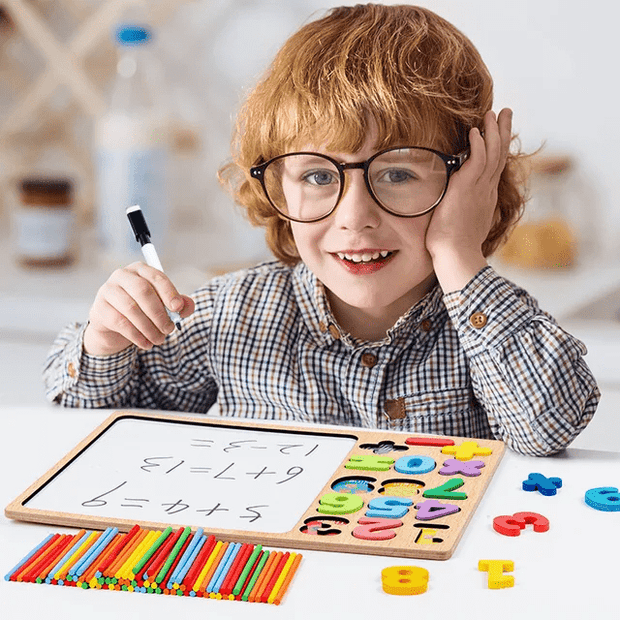 Calculation drawing board with Marker - Wooden