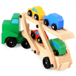 Full Wood Double Decker Car Parking with 4 Cars