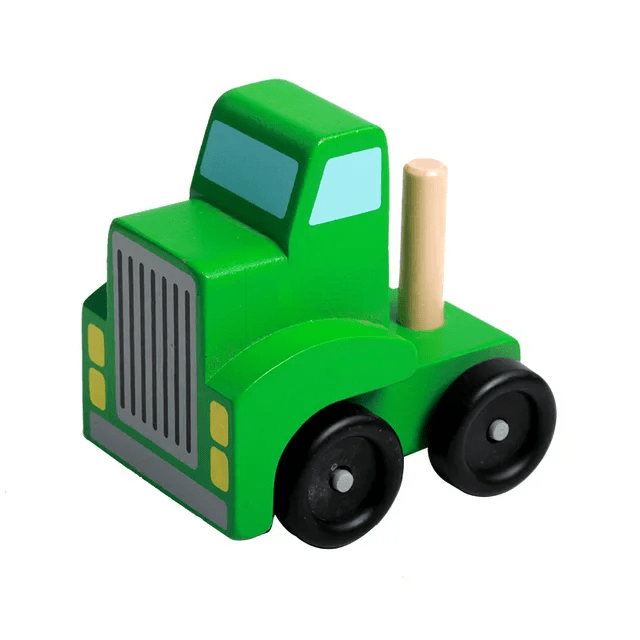 Full Wood Double Decker Car Parking with 4 Cars