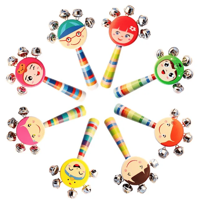 Face Rattle - Wooden