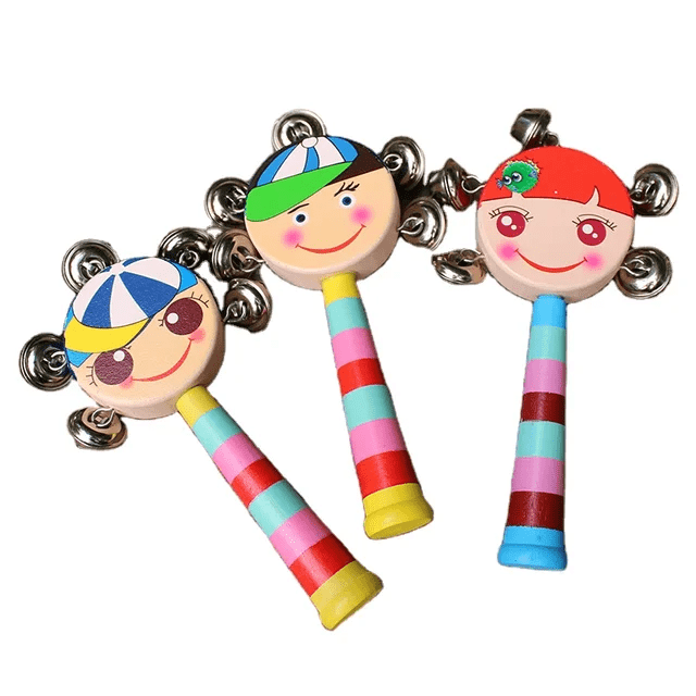 Face Rattle - Wooden
