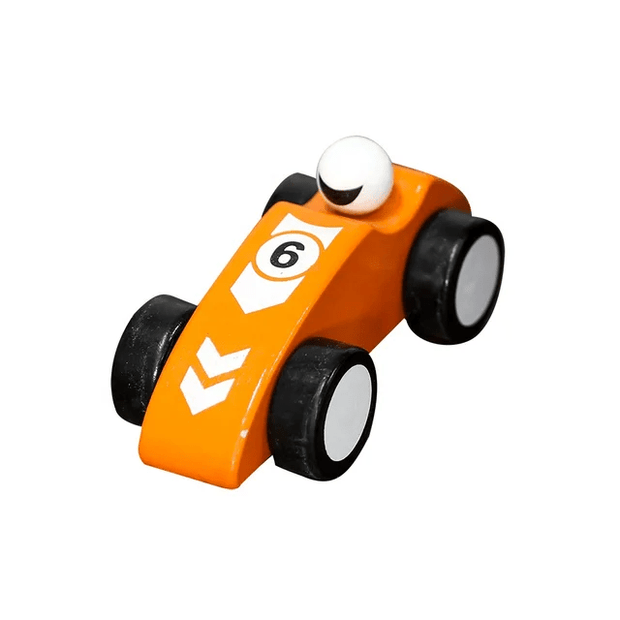 Wooden Number Car