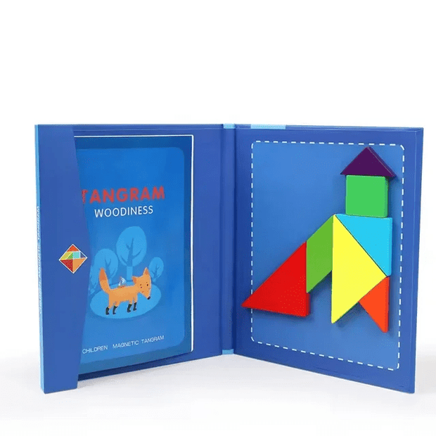 Magnetic Tangram Wooden Puzzle