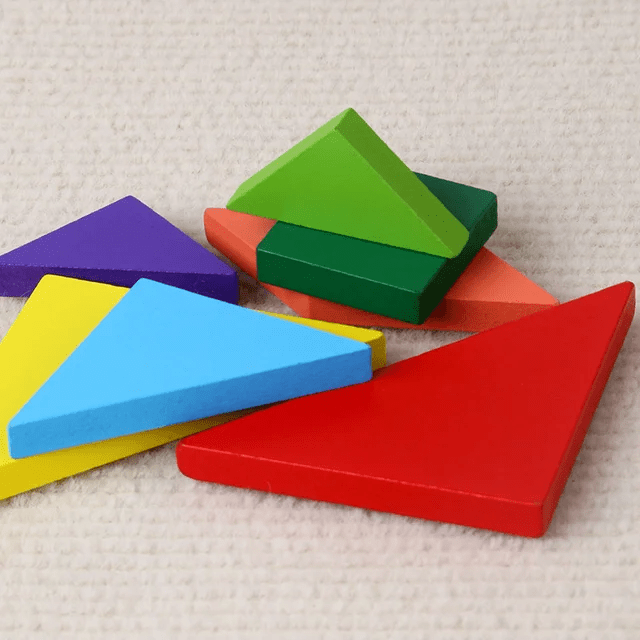 Wooden Tangram Puzzle Box Big