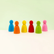 Wooden Rainbow Building Blocks - Full Set
