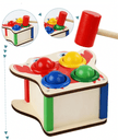 Small Box Knocking the Ball Hammer - Wooden Toy