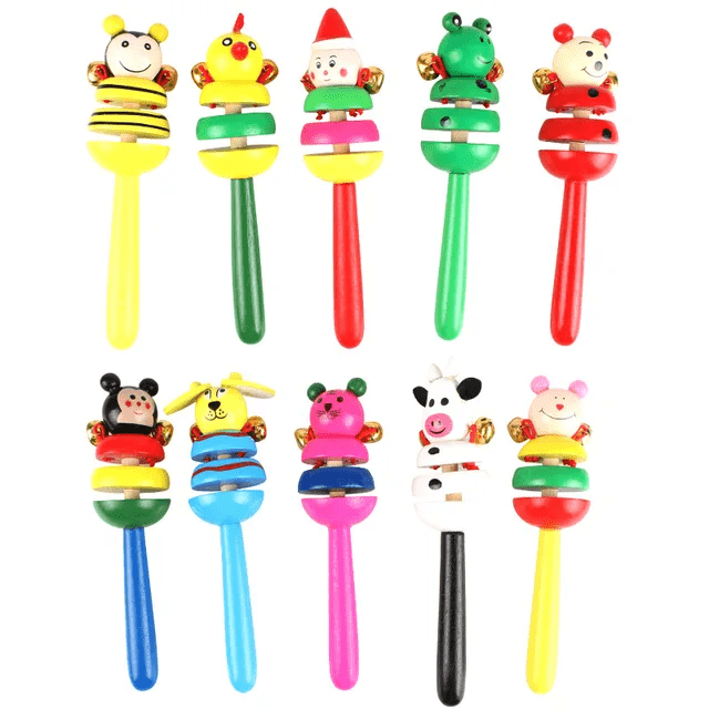 Animal Rattle - Wooden
