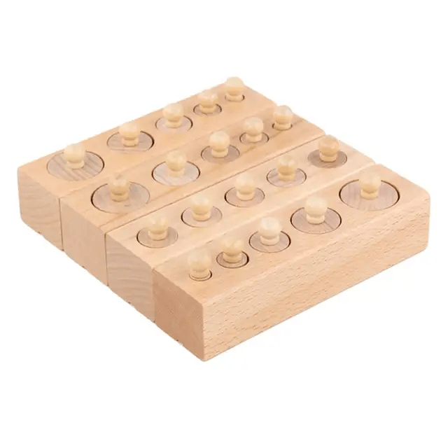 Fully Wooden Plain Cylindrical Shape Sorter