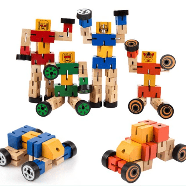 Wooden Robot - Shape Shifter