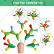 Cactus Balance Tree - Wooden Balancing Game
