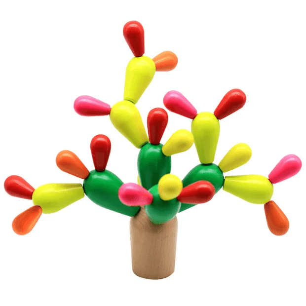 Cactus Balance Tree - Wooden Balancing Game