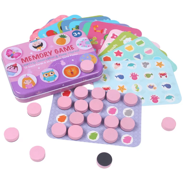 Wooden Magnetic Memory game