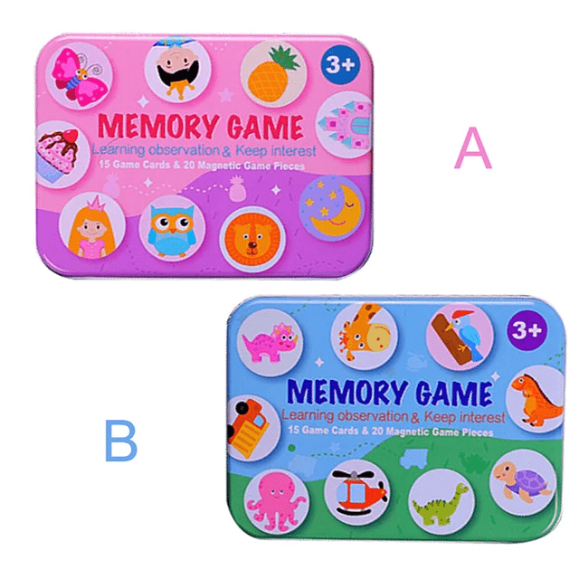 Wooden Magnetic Memory game