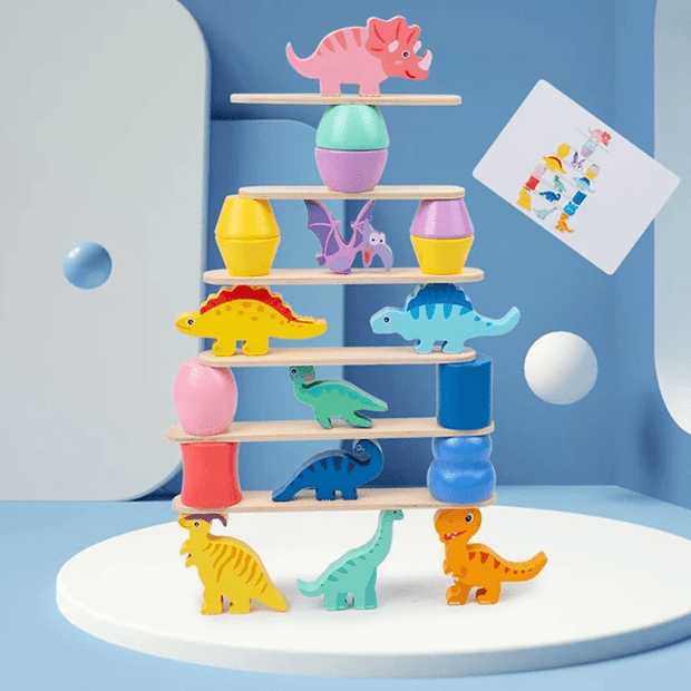 Dino Balancing Game - Wooden