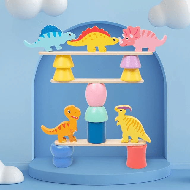 Dino Balancing Game - Wooden