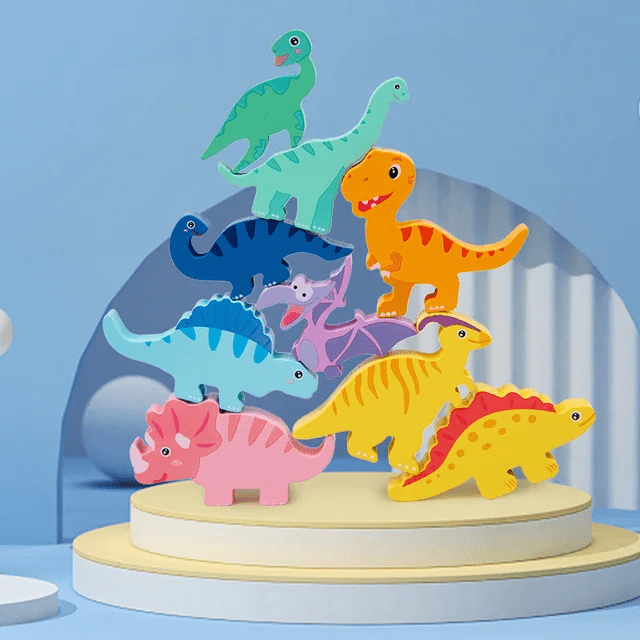 Dino Balancing Game - Wooden