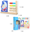 Clock Calculating Frame 4 in 1 - Wooden Stand