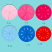 Wooden Fraction Disk calculation game
