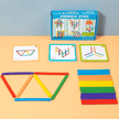 Wooden Popsicle Stick Matching game