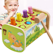 Swinging Hamster Wooden Hammer Game