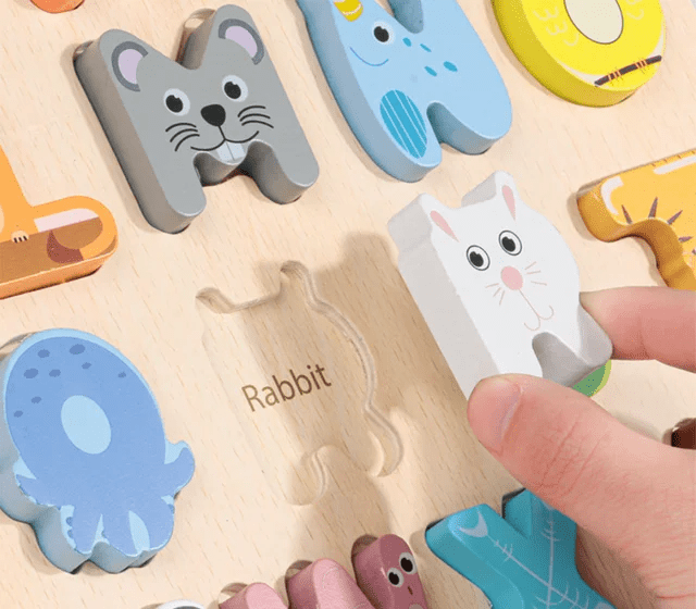 Kabi Alphabet Wooden board - Themed