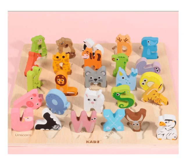 Kabi Alphabet Wooden board - Themed