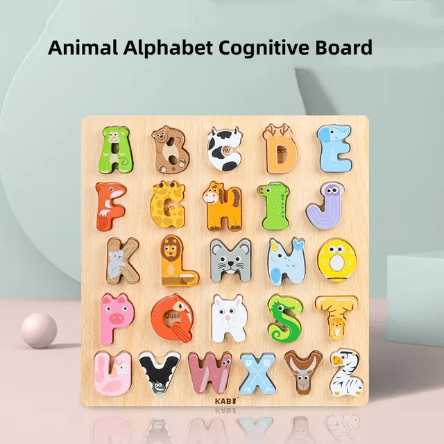 Kabi Alphabet Wooden board - Themed