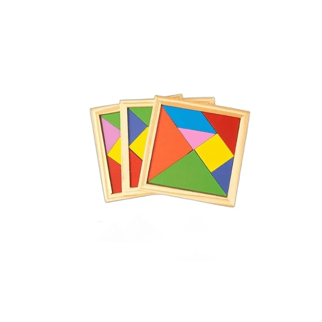 Mini Tangram Wooden Puzzle Tile