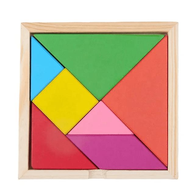 Mini Tangram Wooden Puzzle Tile