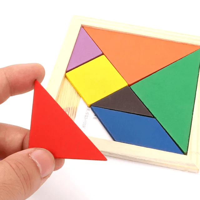 Mini Tangram Wooden Puzzle Tile