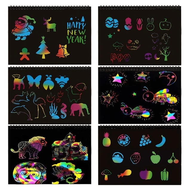 Rainbow Scratch note Big