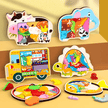 Fitted Design Tray Puzzle with Wooden Stacking Block