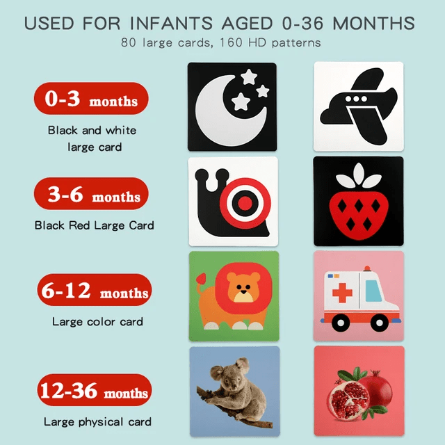 Visual Cards - 3 to 6 months