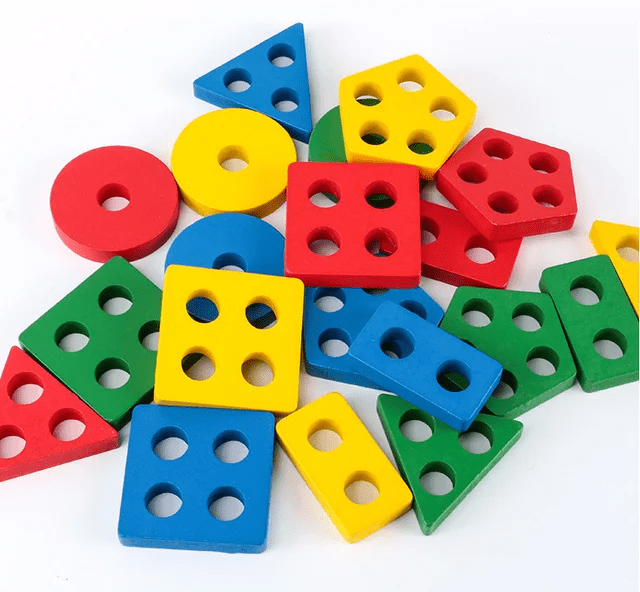 5 Shape Sorter Wooden Board