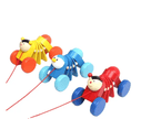 Pull along 4 Wheeler Wooden Toy - single Piece